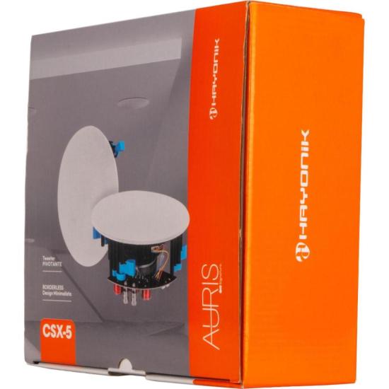 Arandela de Som HAYONIK Auris CSX-5 Branca por 410,00 à vista no boleto/pix ou parcele em até 10x sem juros. Compre na loja Mundomax!