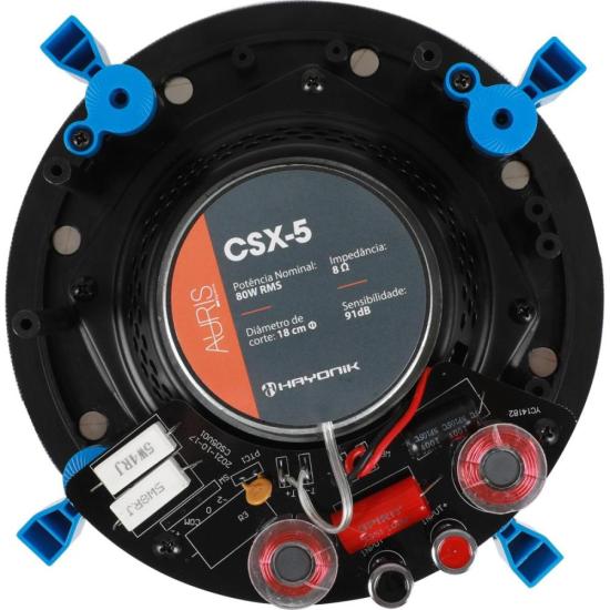 Arandela de Som HAYONIK Auris CSX-5 Branca por 410,00 à vista no boleto/pix ou parcele em até 10x sem juros. Compre na loja Mundomax!