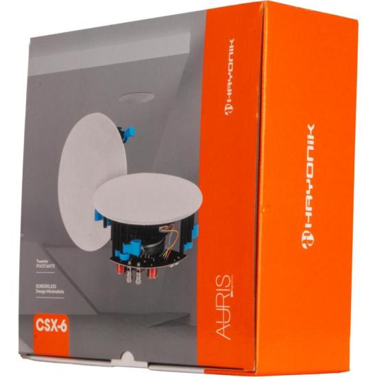 Arandela de Som HAYONIK Auris CSX-6 Branca por 526,00 à vista no boleto/pix ou parcele em até 10x sem juros. Compre na loja Mundomax!