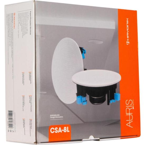 Arandela de Som HAYONIK Auris CSA-8L Branca por 369,00 à vista no boleto/pix ou parcele em até 10x sem juros. Compre na loja Mundomax!