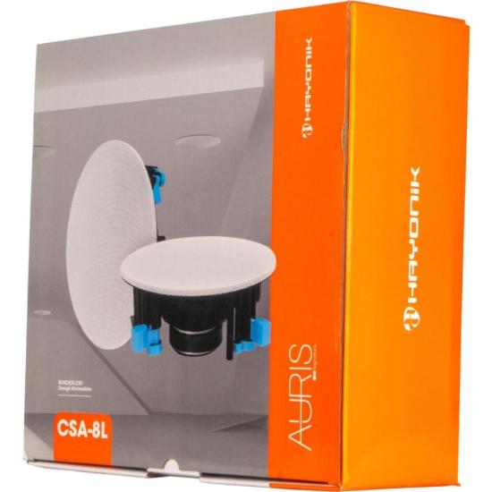 Arandela de Som HAYONIK Auris CSA-8L Branca por 369,00 à vista no boleto/pix ou parcele em até 10x sem juros. Compre na loja Mundomax!