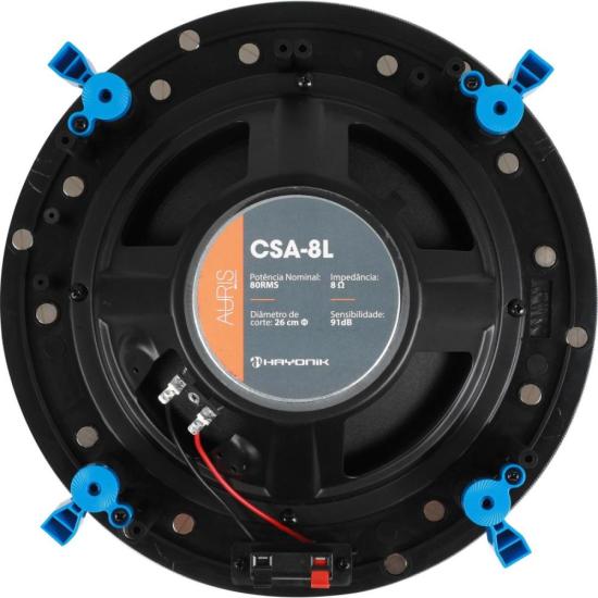 Arandela de Som HAYONIK Auris CSA-8L Branca por 369,00 à vista no boleto/pix ou parcele em até 10x sem juros. Compre na loja Mundomax!