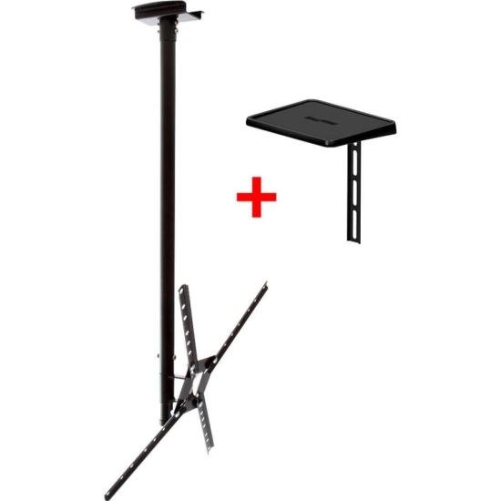 Suporte de Teto Para TV 10\"-55\" SBRP150 Preto Brasforma por 149,99 à vista no boleto/pix ou parcele em até 5x sem juros. Compre na loja Mundomax!