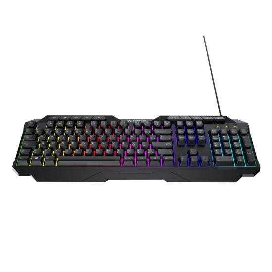 Teclado Gamer Multimidia Fortrek Shortcut Preto por 85,91 à vista no boleto/pix ou parcele em até 3x sem juros. Compre na loja Fortrek!