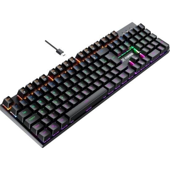 Teclado Gamer Mecânico Fortrek Gravity 100 Fullsized Switch Outemu Red B por 236,45 à vista no boleto/pix ou parcele em até 9x sem juros. Compre na loja Fortrek!
