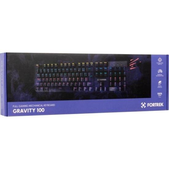 Teclado Gamer Mecânico Fortrek Gravity 100 Fullsized Switch Outemu Red B por 236,45 à vista no boleto/pix ou parcele em até 9x sem juros. Compre na loja Fortrek!