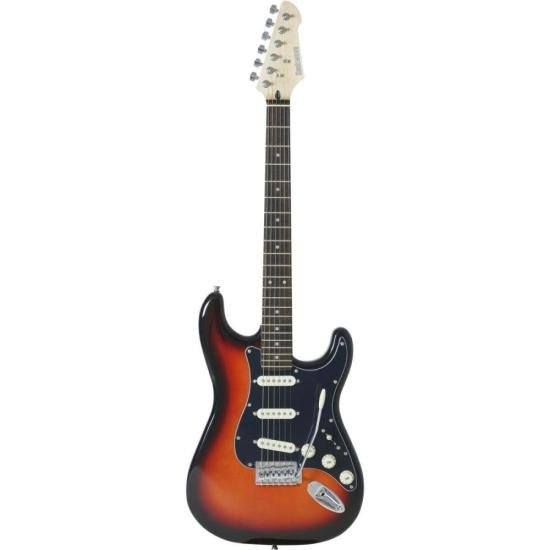 Guitarra Stratocaster Strinberg RW50 Sunburst por 0,00 à vista no boleto/pix ou parcele em até 1x sem juros. Compre na loja Mundomax!