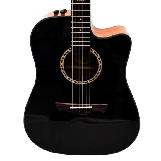 Violão Tagima Swell Eletroacústico Aço Black Com Bag por 1.999,00 à vista no boleto/pix ou parcele em até 12x sem juros. Compre na loja Mundomax!