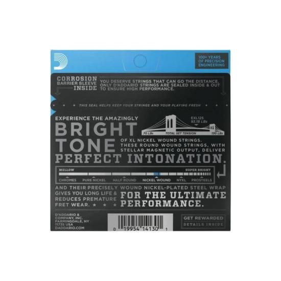 Encordoamento Guitarra Hibrido .009-.046 XL Nickel EXL125 D\