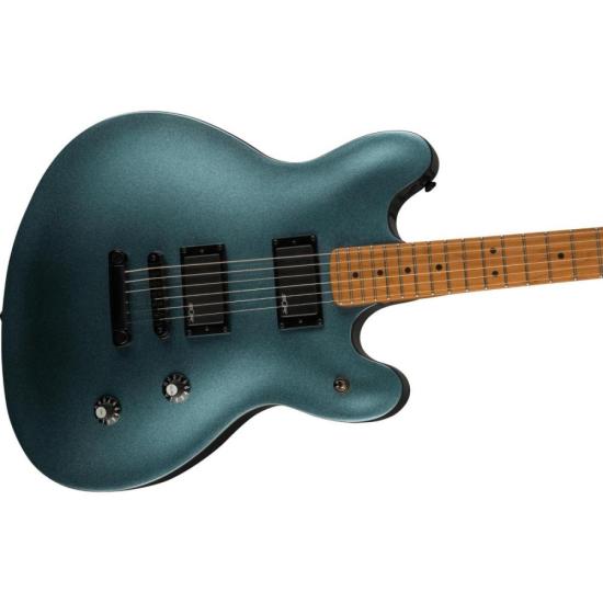 ギター Squier Contemporary Active Starcaster Guitarra Squier Starcaster Contemporary Active Gunmetal
