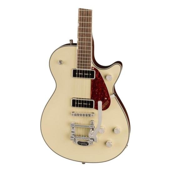 Guitarra Gretsch Electromatic Jet Two 90 Single-Cut com Bigsby Branco por 5.913,00 à vista no boleto/pix ou parcele em até 12x sem juros. Compre na loja Mundomax!