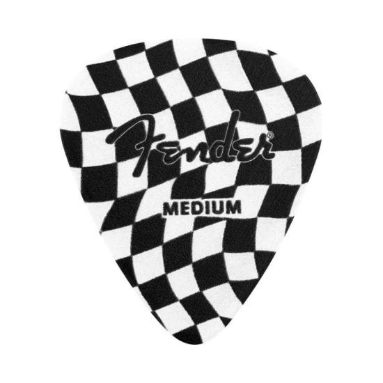 Palheta Fender Wavy Checkerboard Medium 351 Celulóise por 75,00 à vista no boleto/pix ou parcele em até 3x sem juros. Compre na loja Mundomax!