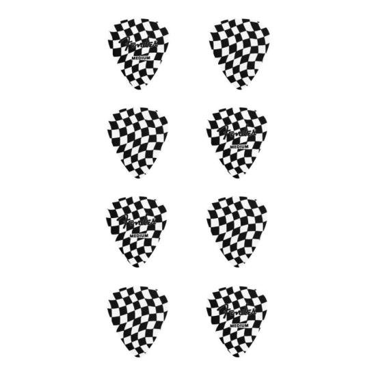 Palheta Fender Wavy Checkerboard Medium 351 Celulóise por 75,00 à vista no boleto/pix ou parcele em até 3x sem juros. Compre na loja Mundomax!