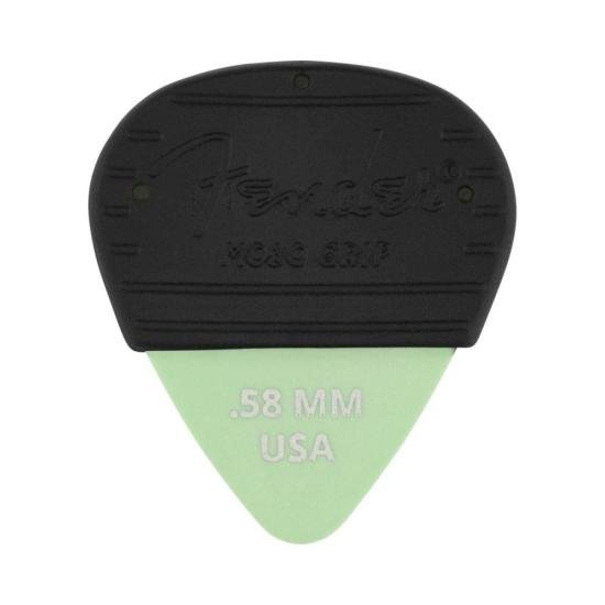 Palheta Fender Dura-Tone Delrin Surf Green com Mojo Grip por 59,00 à vista no boleto/pix ou parcele em até 2x sem juros. Compre na loja Mundomax!