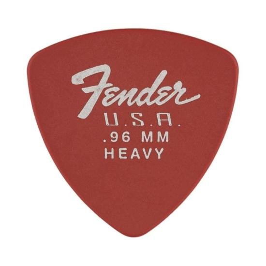 Palheta Fender Heavy 346 Delrin Fiesta Red (C/12) por 59,00 à vista no boleto/pix ou parcele em até 2x sem juros. Compre na loja Mundomax!
