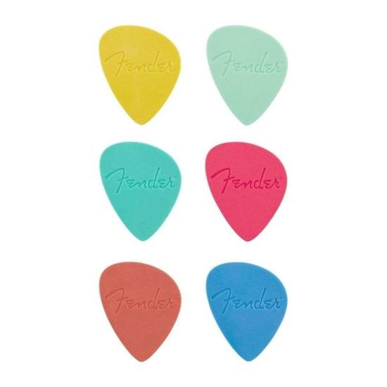 Palheta Fender Offset Medium MultiColor (C/6) por 69,00 à vista no boleto/pix ou parcele em até 2x sem juros. Compre na loja Mundomax!