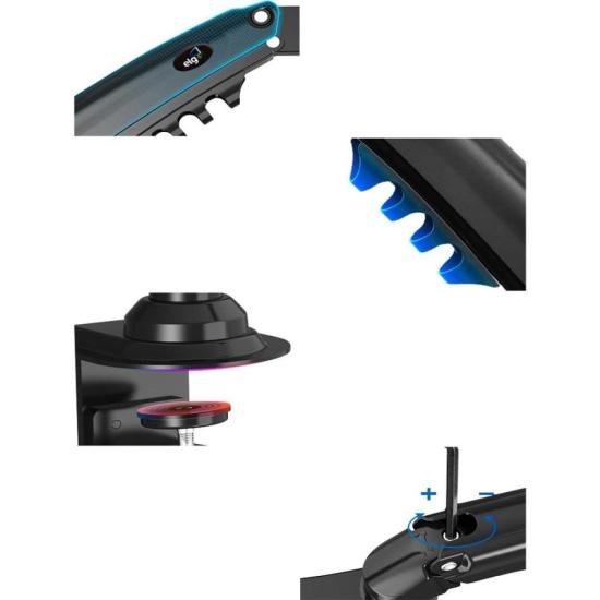 Suporte Torre Para Monitor Articulado 22-35\" ELG FH80N por 269,00 à vista no boleto/pix ou parcele em até 10x sem juros. Compre na loja Mundomax!