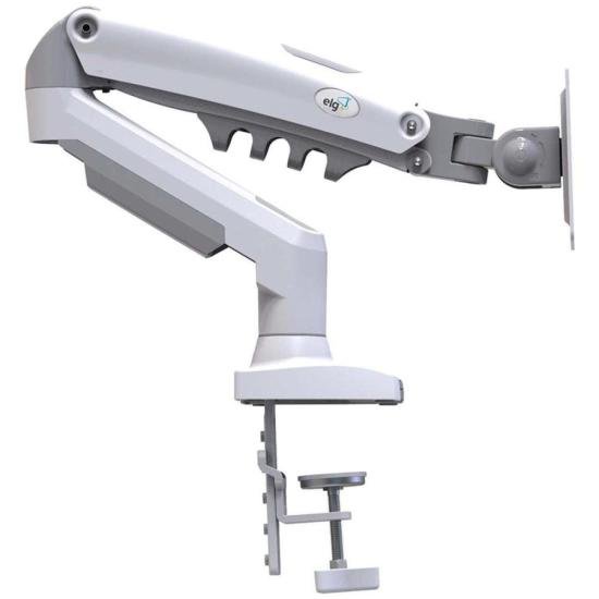 Suporte Para Monitor Articulado 17-35\" ELG F80W Branco por 302,00 à vista no boleto/pix ou parcele em até 10x sem juros. Compre na loja Mundomax!