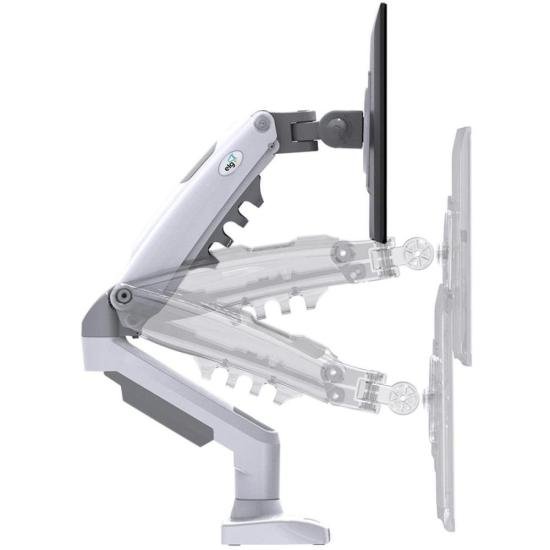 Suporte Para Monitor Articulado 17-35\" ELG F80W Branco por 302,00 à vista no boleto/pix ou parcele em até 10x sem juros. Compre na loja Mundomax!