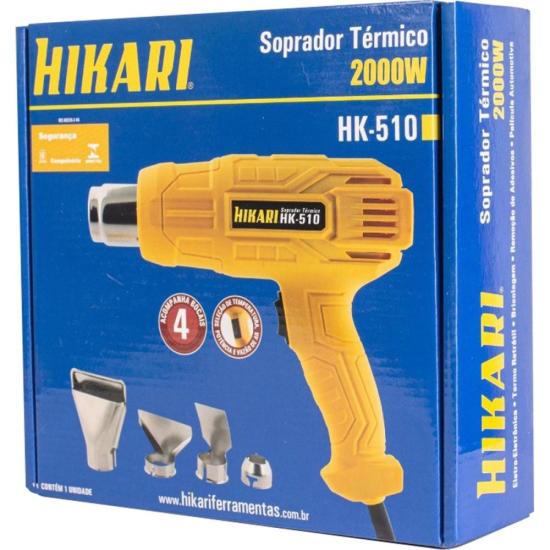 Soprador Térmico 127V 2000W HK-510 Hikari por 160,00 à vista no boleto/pix ou parcele em até 6x sem juros. Compre na loja Mundomax!