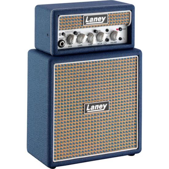 Mini Amplificador de Guitarra Laney Ministack-B-Lion Azul por 1.451,00 à vista no boleto/pix ou parcele em até 12x sem juros. Compre na loja Mundomax!