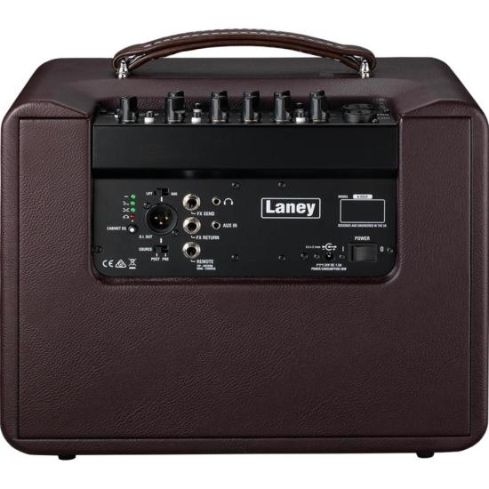 Amplificador Para Violão Laney A-SOLO Marrom 60w por 3.667,00 à vista no boleto/pix ou parcele em até 12x sem juros. Compre na loja Mundomax!