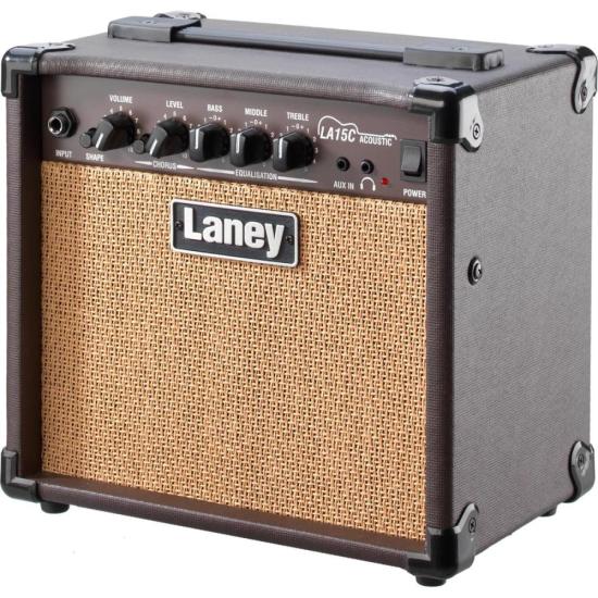 Amplificador Para Violão Laney LA15C Marrom 30w por 1.327,00 à vista no boleto/pix ou parcele em até 12x sem juros. Compre na loja Mundomax!