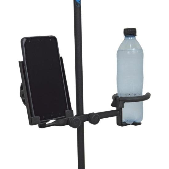 Clamp Duplo Para Celular/Garrafa C16 Preto ASK por 0,00 à vista no boleto/pix ou parcele em até 1x sem juros. Compre na loja Mundomax!