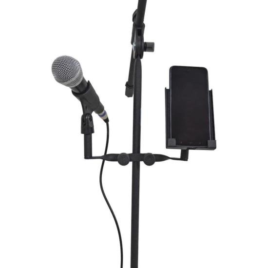 Clamp Duplo Para Celular/Microfone C17 Preto ASK por 0,00 à vista no boleto/pix ou parcele em até 1x sem juros. Compre na loja Mundomax!