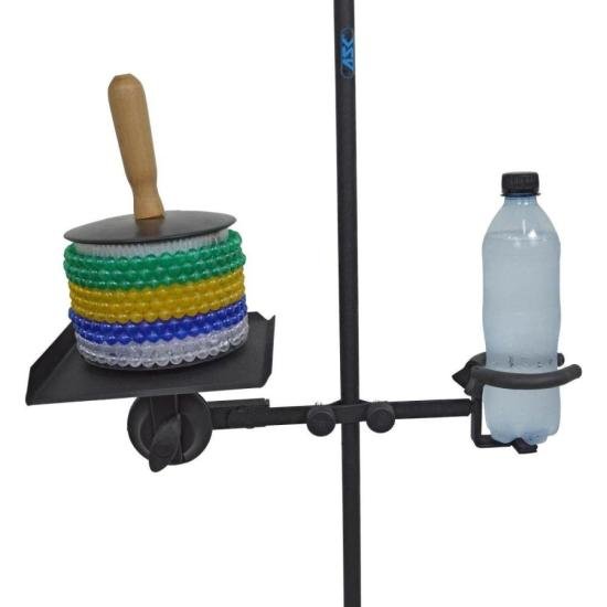 Clamp Duplo Com Bandeja/Garrafa C29 Preto ASK por 0,00 à vista no boleto/pix ou parcele em até 1x sem juros. Compre na loja Mundomax!