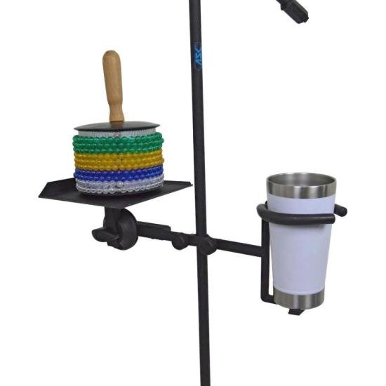 Clamp Duplo Com Bandeja/Copo C29S Preto ASK por 53,00 à vista no boleto/pix ou parcele em até 2x sem juros. Compre na loja Mundomax!