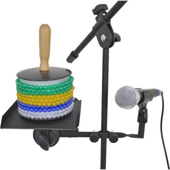 Clamp Duplo Com Bandeja/Microfone C30 Preto ASK por 0,00 à vista no boleto/pix ou parcele em até 1x sem juros. Compre na loja Mundomax!