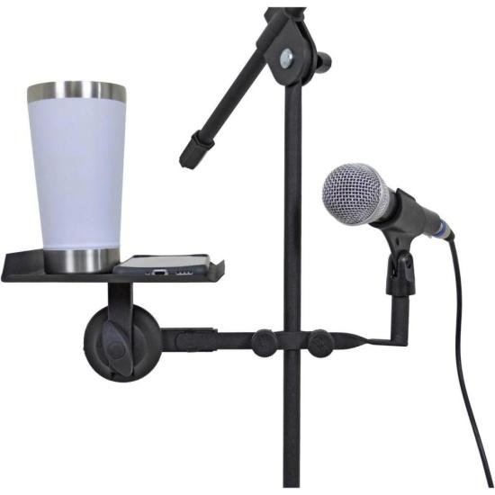 Clamp Duplo Com Bandeja/Microfone C30 Preto ASK por 0,00 à vista no boleto/pix ou parcele em até 1x sem juros. Compre na loja Mundomax!