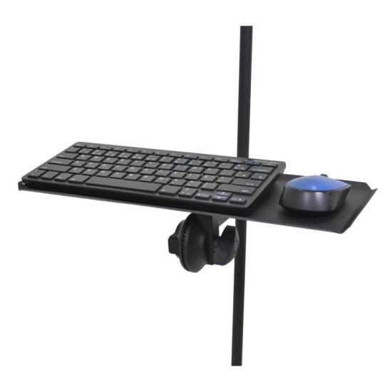 Clamp Com Bandeja Para Teclado C33 Preto ASK por 0,00 à vista no boleto/pix ou parcele em até 1x sem juros. Compre na loja Mundomax!