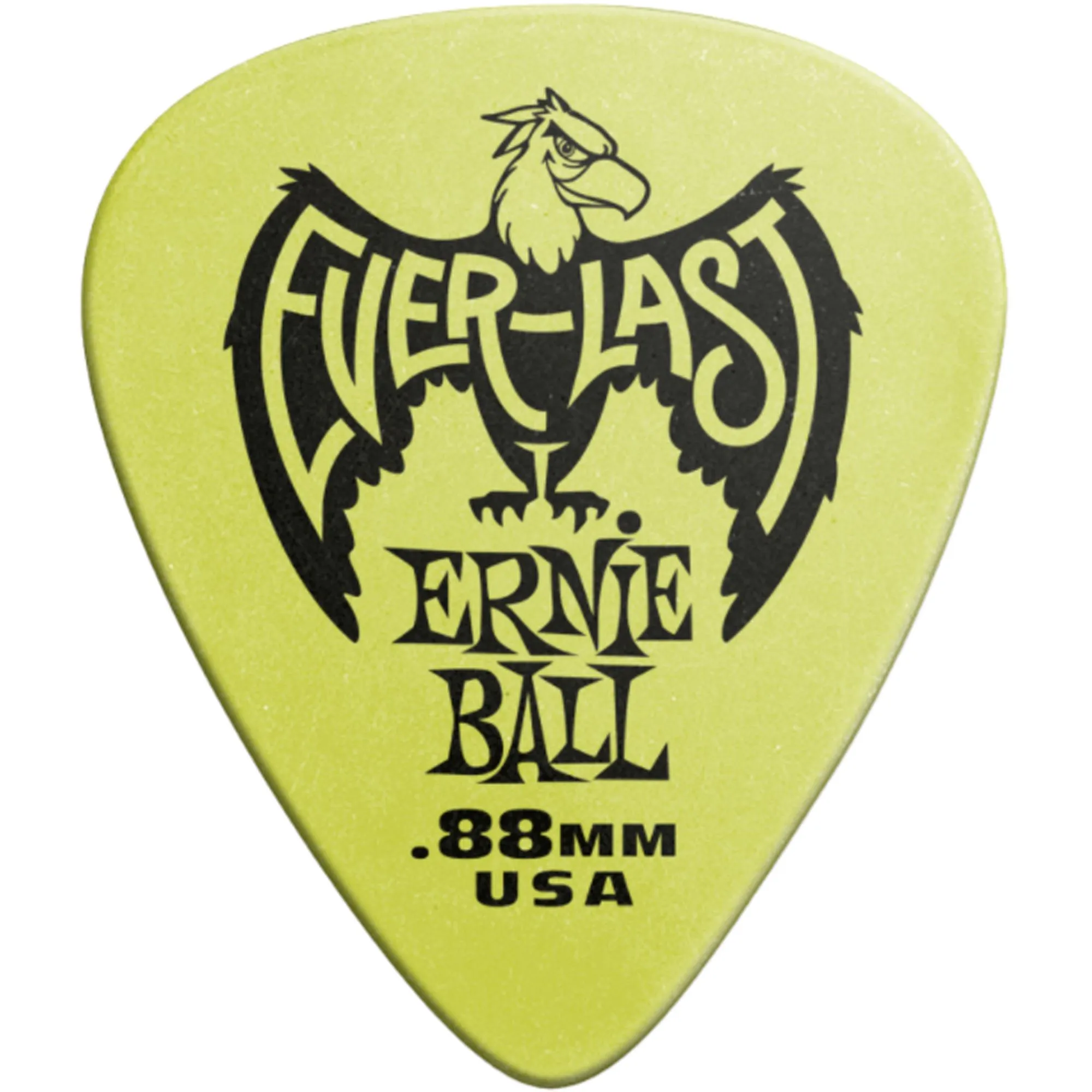 Palheta Everlast .88mm P09191 Verde Ernie Ball (C/12) (84418)