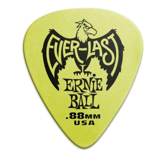 Palheta Everlast .88mm P09191 Verde Ernie Ball (C/12) por 50,00 à vista no boleto/pix ou parcele em até 2x sem juros. Compre na loja Mundomax!