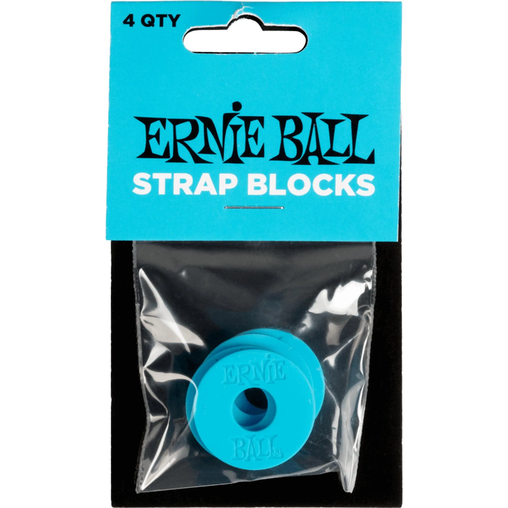 Strap Lock de Borracha Para Correia P05619 Azul Ernie Ball (C/4) (84421)