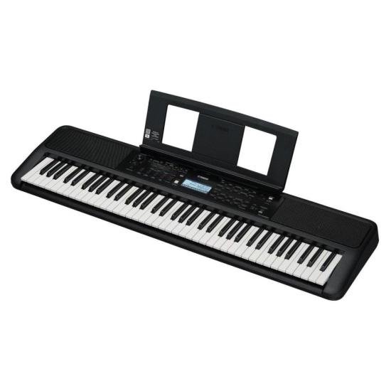 Teclado Yamaha PSR-EW320 Preto por 0,00 à vista no boleto/pix ou parcele em até 1x sem juros. Compre na loja Mundomax!