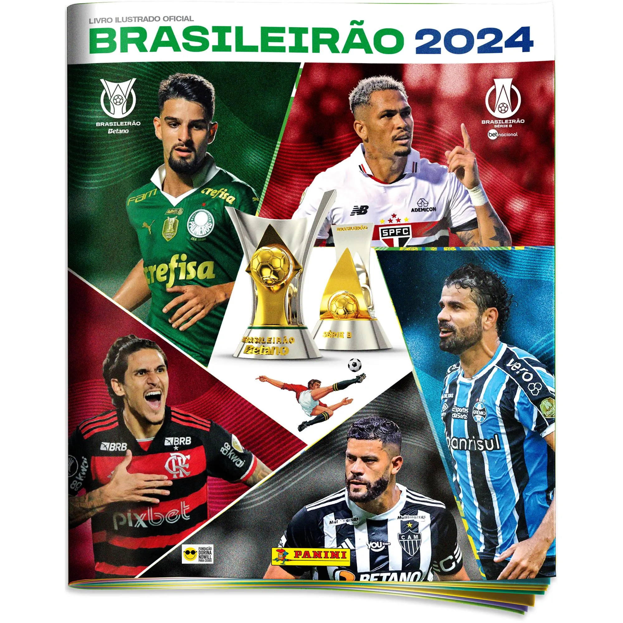 Álbum de Figurinhas Brasileirão 2024 Panini por 19,25 à vista no boleto/pix ou parcele em até 1x sem juros. Compre na loja Mundomax!