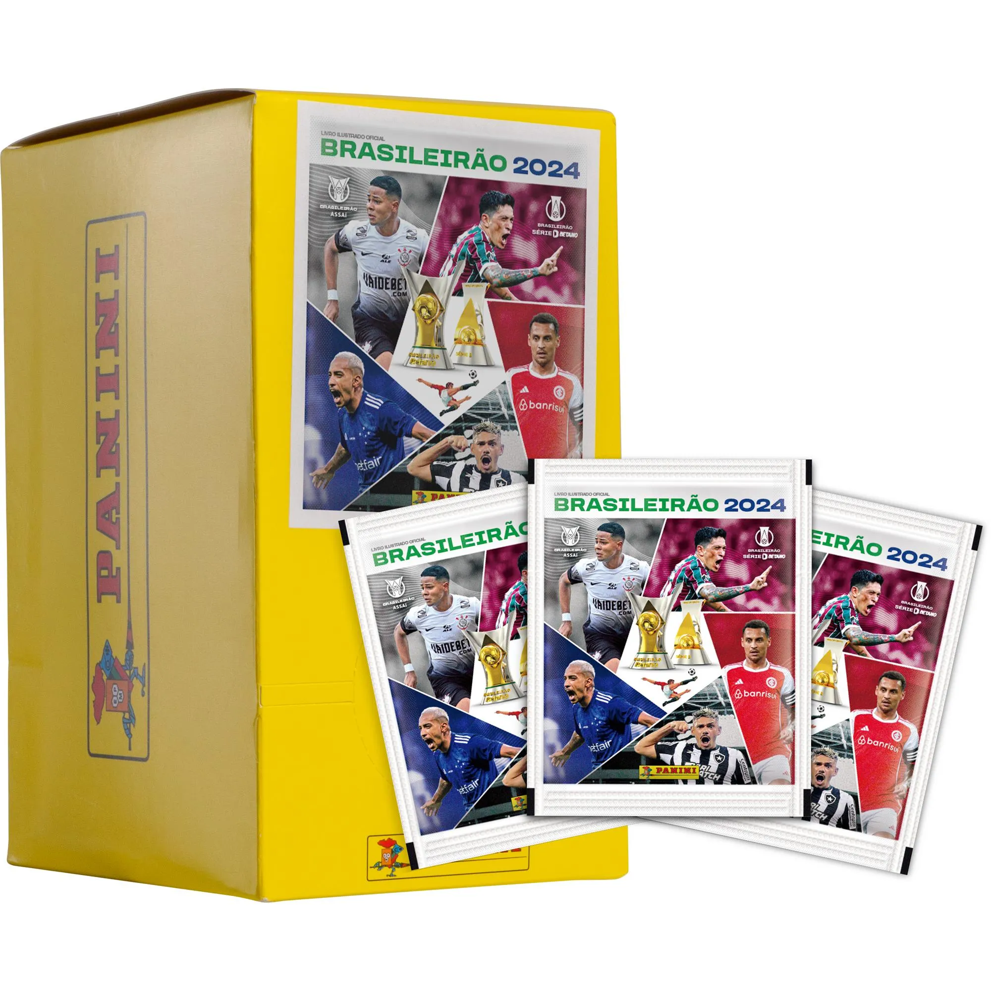 Figurinhas Brasileirão 2024 Env.C/5 Panini por 4,83 à vista no boleto/pix ou parcele em até 1x sem juros. Compre na loja Mundomax!