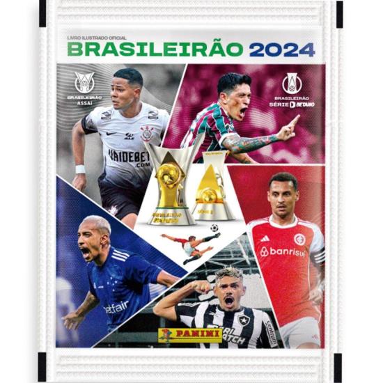 Figurinhas Brasileirão 2024 Env.C/5 Panini por 6,00 à vista no boleto/pix ou parcele em até 1x sem juros. Compre na loja Mundomax!