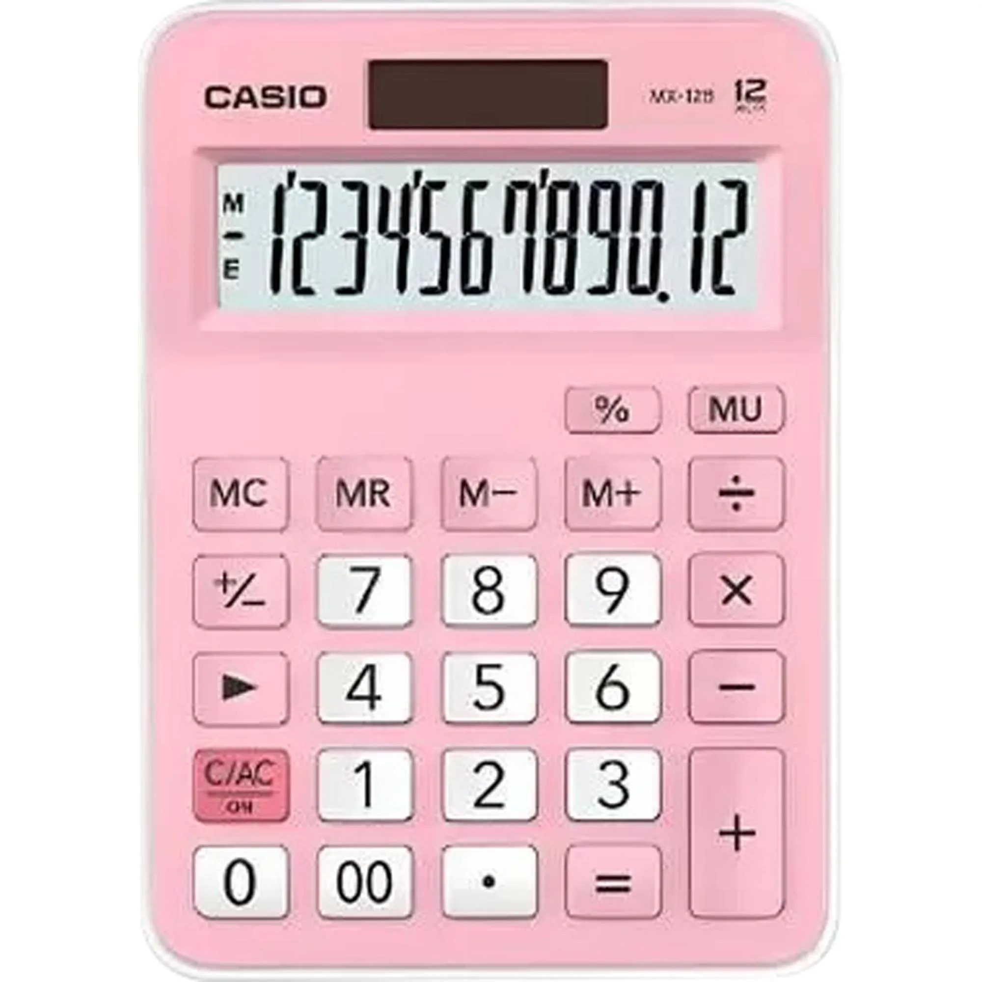 Calculadora de Mesa Casio MX12B-PK 12 Digitos Rosa por 39,00 à vista no boleto/pix ou parcele em até 1x sem juros. Compre na loja Mundomax!