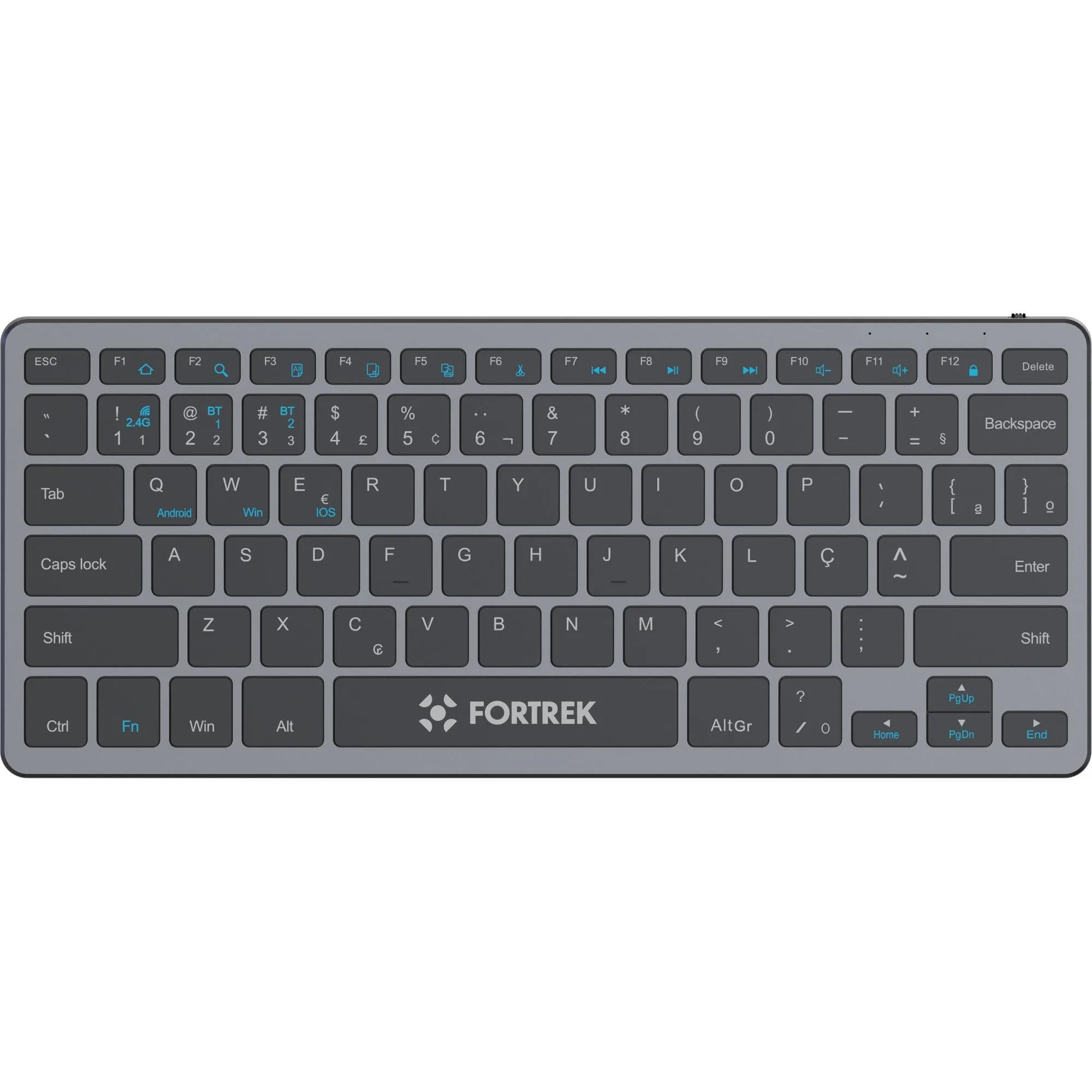 TECLADO OFFICE FORTREK KB11 COMPACT (84454)