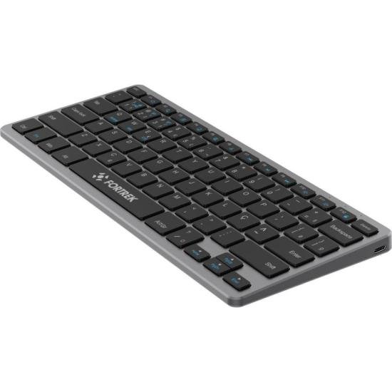Teclado Office Fortrek KB11 Compact Bluetooth Preto por 109,90 à vista no boleto/pix ou parcele em até 4x sem juros. Compre na loja Fortrek!