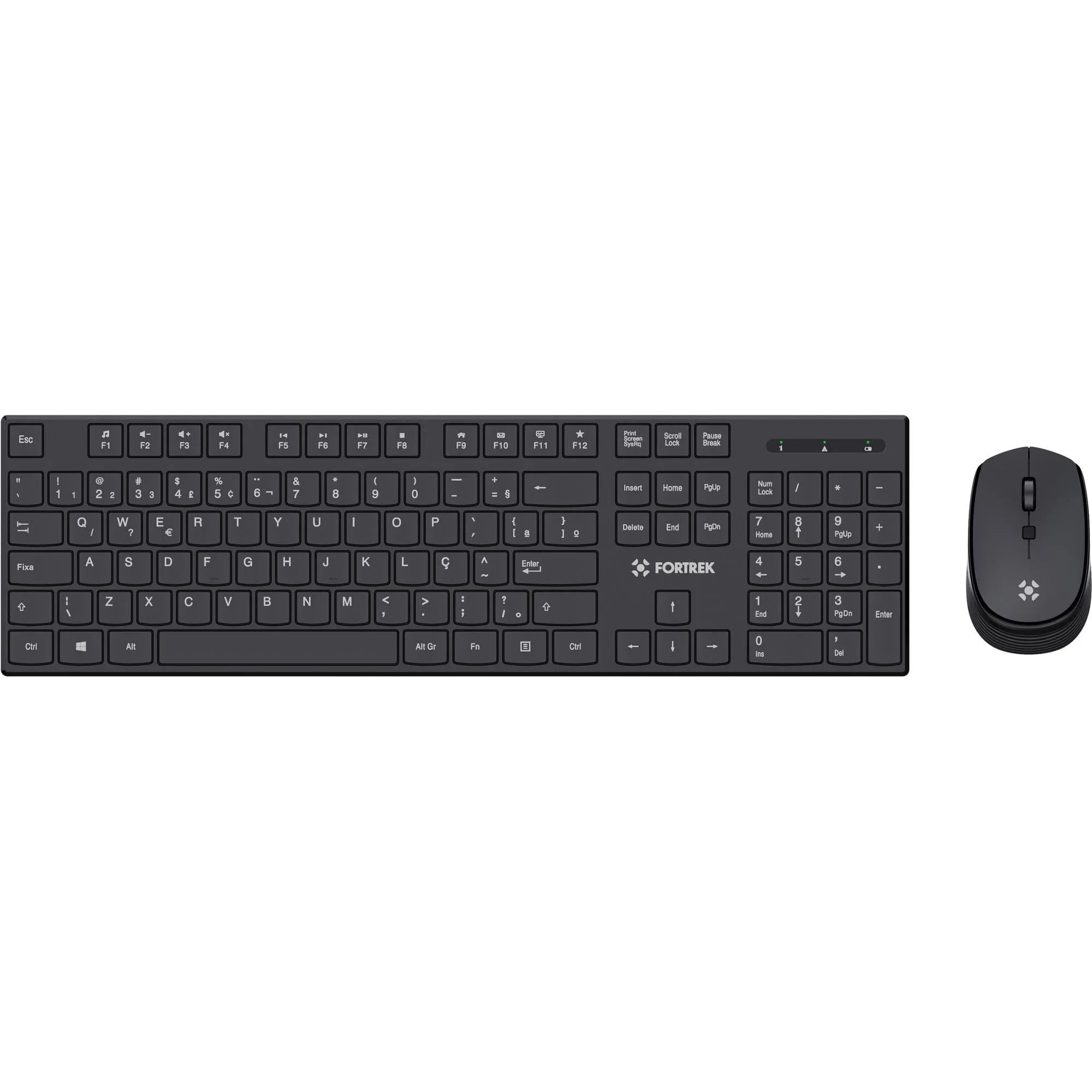 TECLADO/MOUSE OFFICE S/FIO FORTREK CW11 (84458)