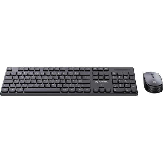 Kit Mouse e Teclado Fortrek CW11 Wireless Preto por 74,90 à vista no boleto/pix ou parcele em até 2x sem juros. Compre na loja Fortrek!