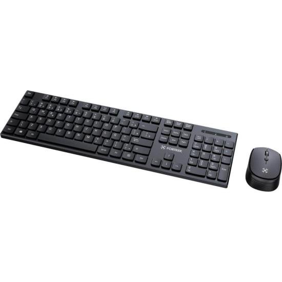 Kit Mouse e Teclado Fortrek CW11 Wireless Preto por 74,90 à vista no boleto/pix ou parcele em até 2x sem juros. Compre na loja Fortrek!