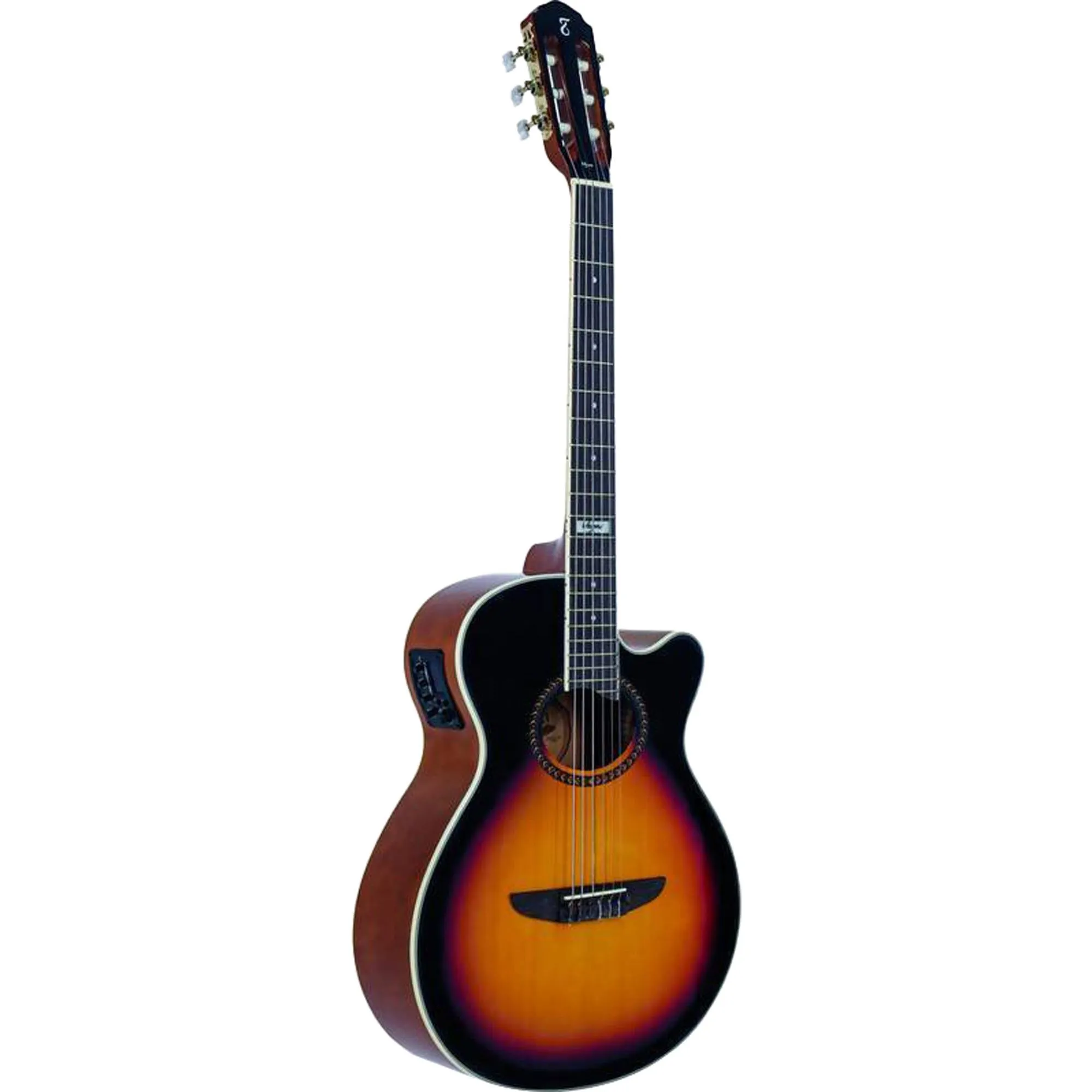 Violão Tagima Vegas Nylon Eletroacústico Sunburst Satin por 889,00 à vista no boleto/pix ou parcele em até 10x sem juros. Compre na loja Mundomax!