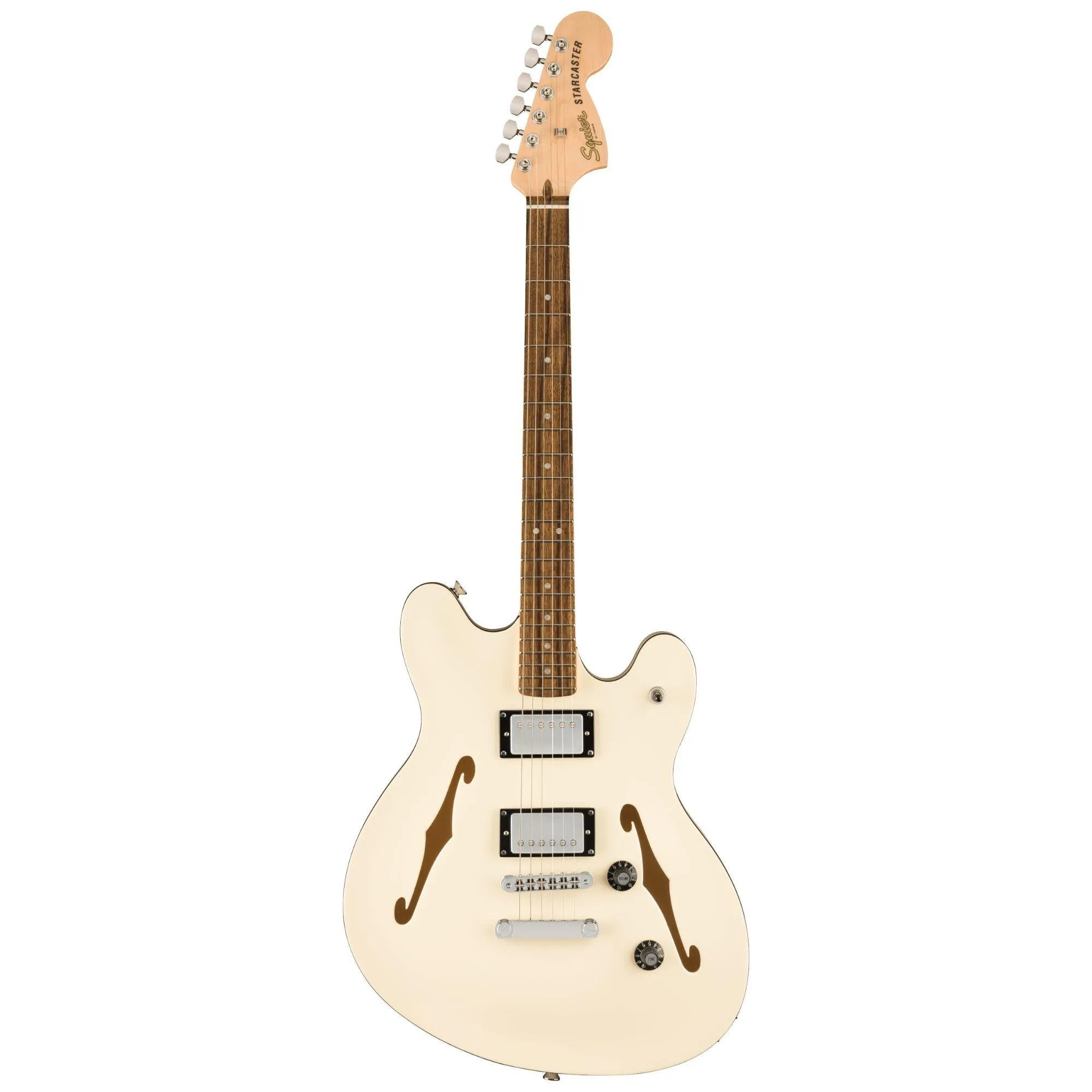 GUITARRA SQUIER STARCASTER AFFINITY SERIES DELUXE OLYMPIC WHITE por 4.799,00 à vista no boleto/pix ou parcele em até 12x sem juros. Compre na loja Mundomax!