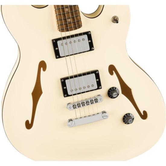 Guitarra Squier Starcaster Affinity Series Deluxe Olympic White por 4.799,00 à vista no boleto/pix ou parcele em até 12x sem juros. Compre na loja Mundomax!